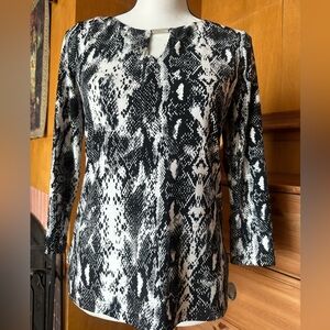 CK snake print top
